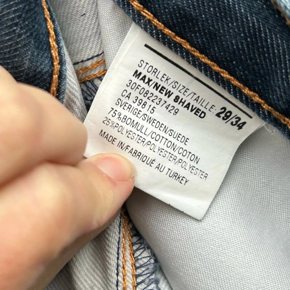 Acne Max Jeans in New Shaved, size 29/34 - Picture 8 of 10